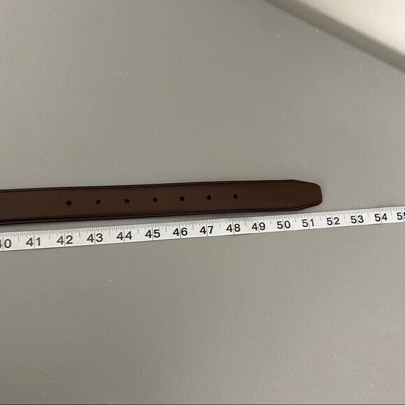 Brown Leather Belt Men's Size XL - Picture 3 of 4